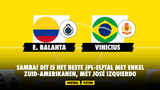 SAMBA! Dit is het beste JPL-elftal met enkel Zuid-Amerikanen, mét José Izquierdo