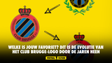 Welke is jouw favoriet? Dit is de evolutie van het Club Brugge-logo door de jaren heen