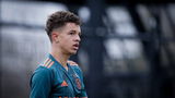 Ajax-talent Skye Vink: De jonge spits en zoon van Marciano Vink geldt als een van de spelers met potentie in de jeugdopleiding van de Amsterdammers.