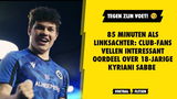 85 minuten als linksachter: Club-fans vellen interessant oordeel over 18-jarige Kyriani Sabbe