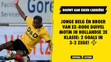 Jonge Belg én broer van ex-Rode Duivel MOTM in Hollandse 2e klasse: 2 goals in 3-2 zege!
