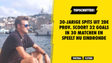 TOPSCHUTTER! 30-jarige spits uit 2de Prov. scoort 32 goals in 30 matchen en speelt nu eindronde