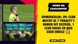 union meeste penalty's in de jupiler pro league
