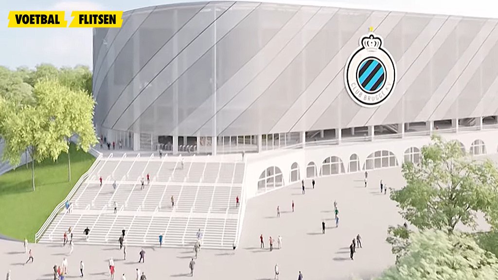 Screenshot Promovideo Club Brugge over hun nieuwe stadion