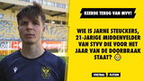 Wie is Jarne Steuckers, 21-jarige middenvelder van STVV die voor het jaar van de doorbraak staat?