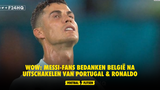 Wow: Messi-fans bedanken België na uitschakelen van Portugal & Ronaldo