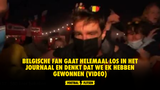 Belgische fan gaat helemaal los in Het Journaal en denkt dat we EK hebben gewonnen (VIDEO)