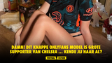 Damn! Dit knappe model is grote supporter van Chelsea ... kende jij haar al?