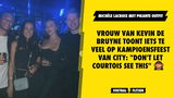 Vrouw van Kevin De Bruyne toont iets te veel op kampioensfeest van City: "Don't let Courtois see this"