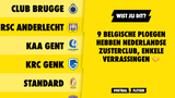Wist jij dit? 9 Belgische ploegen hebben Nederlandse zusterclub, enkele verrassingen