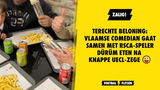 Terechte beloning: Vlaamse comedian gaat samen met RSCA-speler dürüm eten na knappe UECL-zege