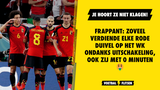 Frappant: zoveel verdiende elke Rode Duivel op het WK ondanks uitschakeling, ook zij met 0 minuten