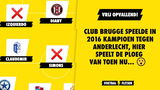 Club Brugge speelde in 2016 kampioen tegen Anderlecht, hier speelt de ploeg van toen nu...