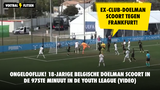 ONGELOOFLIJK! 18-jarige Belgische doelman SCOORT in de 97ste minuut in de Youth League (VIDEO)