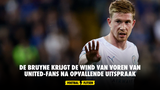 De Bruyne krijgt de wind van voren van United-fans na opvallende uitspraak in MIDMID
