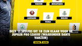 Deze 11 spelers uit 1B zijn klaar voor de Jupiler Pro League (waaronder Dante Vanzeir)