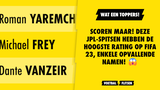 SCOREN MAAR! Deze JPL-spitsen hebben de hoogste rating op FIFA 23, enkele opvallende namen!