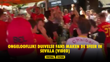 ONGELOOFLIJK! Duivelse fans maken de sfeer in Sevilla (VIDEO)