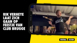 Club-fan Rik Verheye gaat LOS op feest met Club-spelers, 'anti-Buffalo' op achtergrond (VIDEO)
