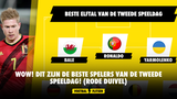 WOW! Dit zijn de beste spelers van de tweede speeldag! (Rode Duivel)
