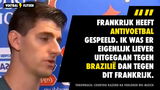 Throwback! Thibaut Courtois kotst van Frans voetbal na verloren WK-match: "Antivoetbal gespeeld!"