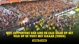 WTF! Supporters van Lens en Lille gaan op het veld op de vuist met elkaar (VIDEO)