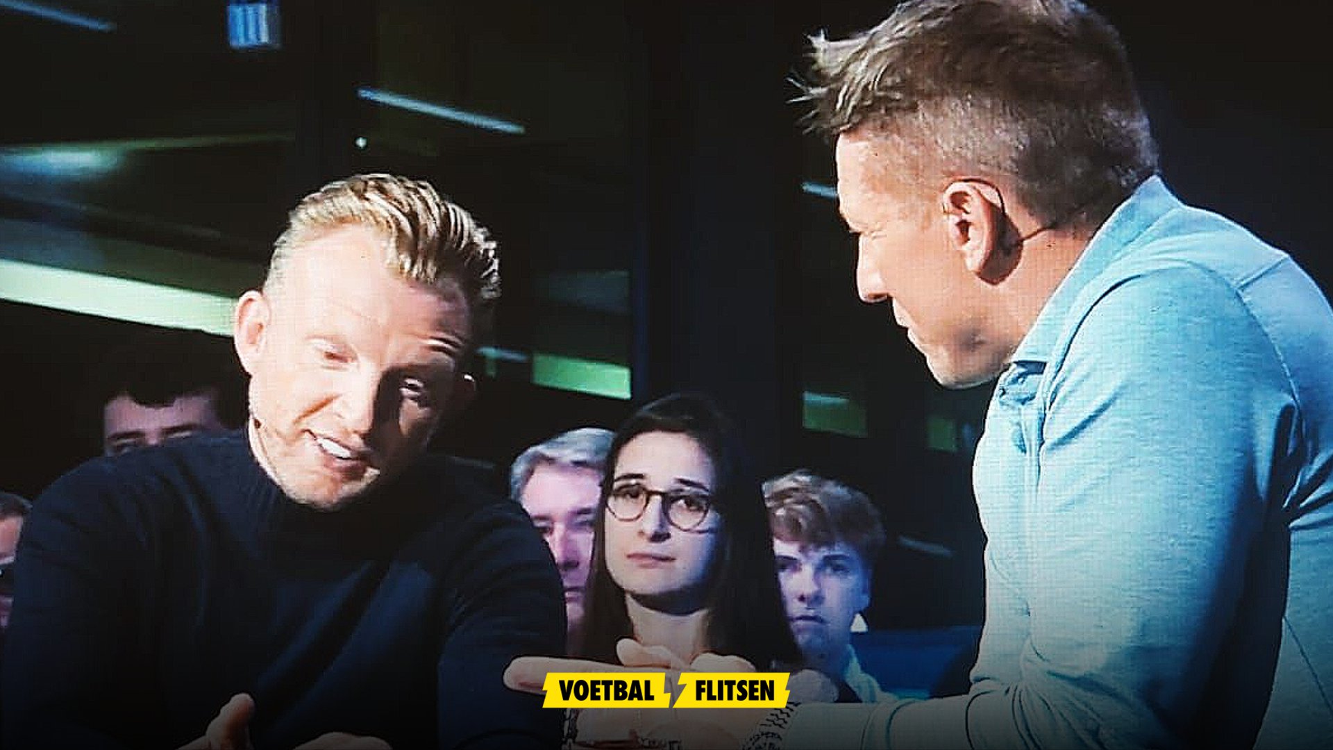 Dirk Kuyt en Wesley Sonck